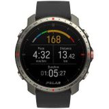 Polar Grit X Pro Titan multisport outdoor GPS horloge, militaire kwaliteit, saffierglas, hartslag aan de pols, langere batterijduur, navigatie, ideaal voor trail, mountainbike