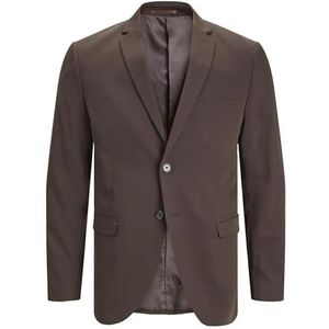 JACK & JONES Jprfranco Super Slim Fit Herenblazer met enkele rij knopen, bruin, 52, Bruin