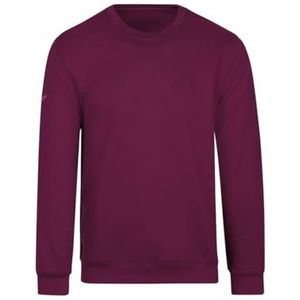 Trigema sweatshirt heren, rood (Sangria 89)