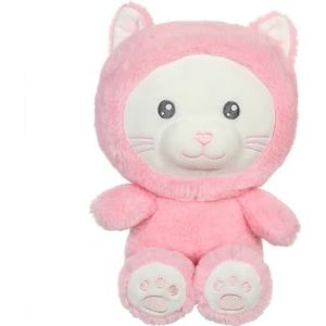 Gipsy Toys Pluche dier kat Hoody Pets – 24 cm – poederroze