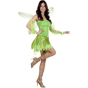 ATOSA 12294 Kostuum Fairy Vrouw XS/S Groen-Carnaval, Größe 34-36