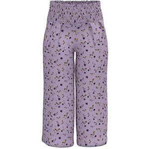 Name It Nmfjanet Brede broek voor meisjes, Witte Alyssum