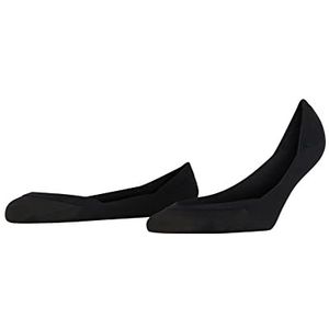 FALKE Elegant Step onzichtbare sokken voor dames, zeer lage snit, wit, zwart, huidskleur, met extra lage hals, ideaal voor ballerina's, schoenen, 1 paar, zwart (zwart 3009)