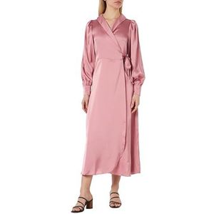Vila Robe Vienna Ravenna L/S Ankle Wrap Dress-noos pour femme, Foxglove, 42