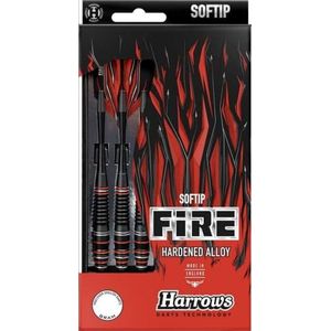 Harrows Fire dartpijlen van hoogwaardige legering, 18 g