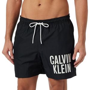 Calvin Klein Medium Drawstring-nos zwembroek voor heren, Pvh zwart