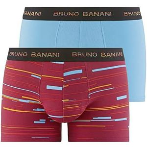 bruno banani heren ondergoed, rood/turquoise