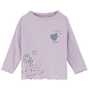 s.Oliver Lange mouwen baby meisjes shirts, paars/roze