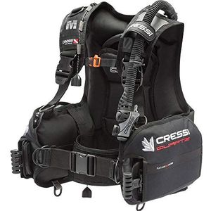 Cressi Quartz BCD Dive Center Edition Stabilisator vest, uniseks, volwassenen, zwart, XS