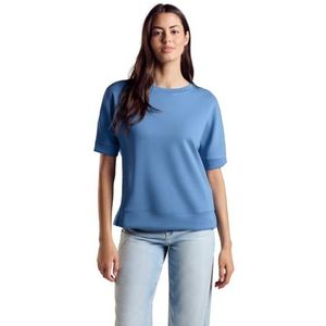 T-shirt in zijde-look, Marina Blue., 36, Marina Blue