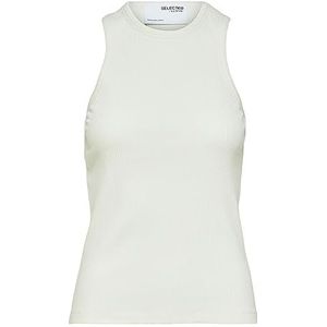 SELECTED FEMME Débardeur Noos pour femme Slfanna O-Neck, Blanche-neige, M