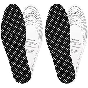 Sibba 2 paar ademende latex inlegzolen - Inzetstukken van traagschuim - Comfortabel - Ademend en geurwerend - Voor hardloopschoenen - Wandellaarzen - Heren - 40-45 - Dames 37-43