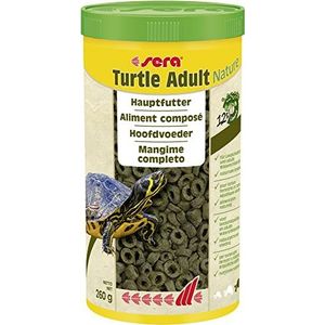 sera Turtle Adult Nature 1000 ml - voer voor volwassen landschildpadden en waterschildpadden - van duurzaam geproduceerde eendenkroos zonder kleur- en conserveringsmiddelen