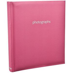 Arpan Fotoalbum voor 120 foto's, 12 x 17 cm, roze