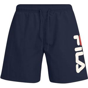 FILA Swasiland Iris-M Short de plage Noir, Bleu nuit, M