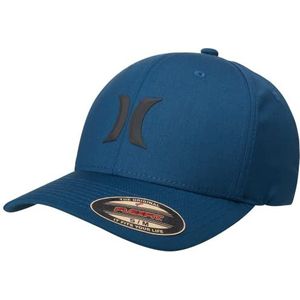 Hurley M Icon Baseball Cap voor heren, Racer-blauw/turquoise hyper