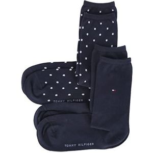 Tommy Hilfiger Damessokken (2 stuks), Nachtblauw.