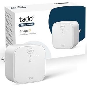tado Bridge X pour les professionnels, routeur à bordure filetée et amplificateur de signal pour tado° X et autres appareils compatibles thread dans le réseau Smart Home