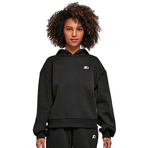 STARTER BLACK LABEL Sweatshirt met capuchon, groot, voor dames, Starter Essential, sweatshirt, zwart.