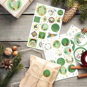 Avery, 12 cadeaulabels, 32 decoratieve stickers en 24 adventskalenderetiketten, pastelgroen