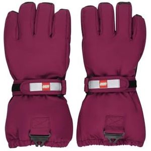 LEGO Lwatlin 700-Gloves W/Mem. Wanten Bordeaux, één maat, uniseks, volwassenen, wijnrood, één maat, Bordeaux