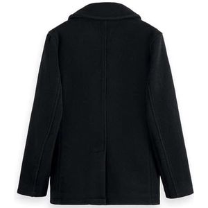 Scotch & Soda Wolmix Peacoat Caban heren, Night 0002