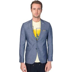 Bonamaison Jas Regular Fit 6 Drop Business Suit Jacket, marineblauw, standaard heren, Navy Blauw