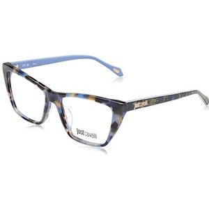 Just Cavalli Eyeglass Frame VJC045 Brown/BLU Havana 54/16/140 Lunettes femme, Marron/Blu Havana, 54/16/140