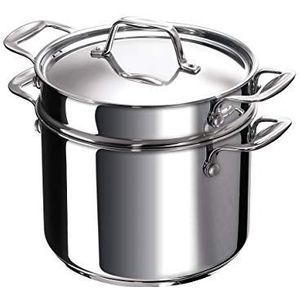 Bekaline 12060024 Chef Pastakoker, roestvrij staal, 24 cm