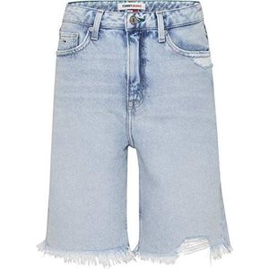 Tommy Jeans Harper Denim Bermuda Ssplbrd Jeans Shorts voor dames, Save Sp Lb Rgd Destr