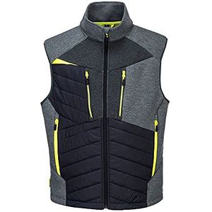 Portwest DX4 Baffle vest voor heren, kleur: metaalgrijs, maat: L, DX470MGRL