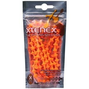Xtenex Special Running Veters, zelfborgend, oranje, 75 cm