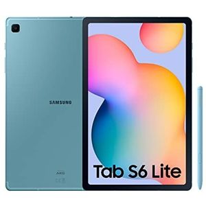 Samsung Galaxy Tab S6 Lite Tablet 10,4 inch (10,4 inch Qualcomm Snapdragon 720G processor, 4 GB RAM, 128 GB geheugen, wifi, Android 12) blauw - Spaanse versie
