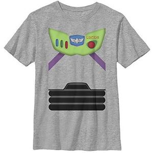 Disney Pixar Toy Story Buzz Lightyear Suit kostuum voor jongens, grijs gemêleerd, Athletic S, Athletic grijs gemêleerd