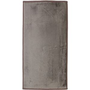 The Deco Factory - 060190 - tapijt, extra zacht, velours-effect, grijs (Mole Grey), 60 x 120 cm