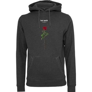 Mister Tee Lost Youth Rose Hoodie Heren Hoodie, Houtskool.