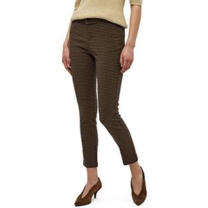 Minus dina dames broek, 9467 Slate Brown Checked