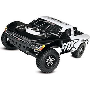 Traxxas Slash VXL Fox Zwart, Wit Borstelloos 1:10 RC Model Elektrische Auto Racing Achterwielaandrijving (