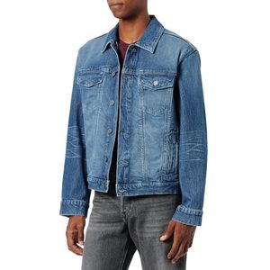 s.Oliver Veste en jean pour homme, bleu, L