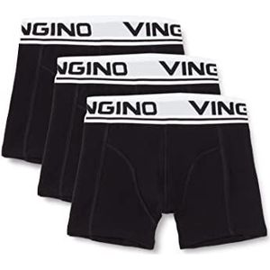 Vingino Boys Boxershorts (verpakking van 3 stuks) jongens boxershorts, Zwart