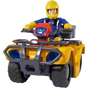 Smoby – Brandweerman Sam – Quad kwik – 8 accessoires + 1 figuur inclusief – 109257657002