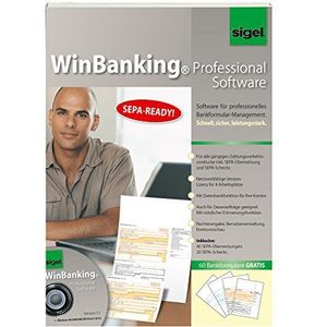 SIGEL SW235 WinBanking professionele software voor bankformulier SEPA + 60 bankformulieren