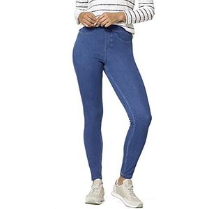 HUE Curvy Fit Essential Denim leggings voor dames, Gemiddelde was