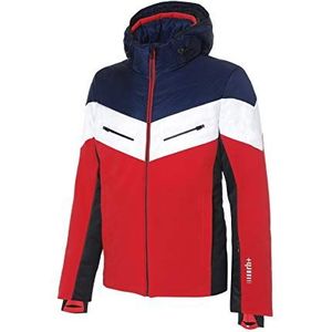 zerorh+ Grote gang jas kleding; Man; Sneeuw; Herenjas, rood/blauw/wit