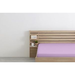 Degrees Home Collectie - Hoeslaken, 140 x 200 x 33 cm, verstelbaar, tot 33 cm matrashoogte, geborstelde microvezel, bed 140, lila