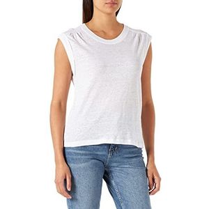 Part Two Petrypw Ts T-shirt voor dames, casual pasvorm, Briljant wit