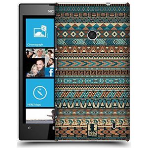 Head Case Designs Nokia Lumia 520 hoes beschermhoes case cover indianenblauw