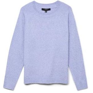 VERO MODA Vmdoffy Ls O-hals Blouse Ga Noos Sweater voor dames, Jacaranda - Details: Melange