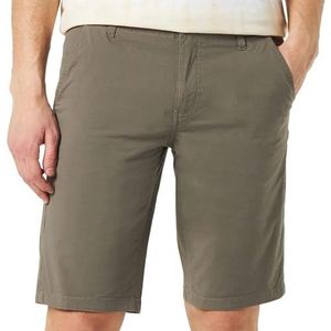 Teddy Smith Sailor Chinois Poplin Stret Short de Habillage pour Homme, Turbulence kaki, 29W