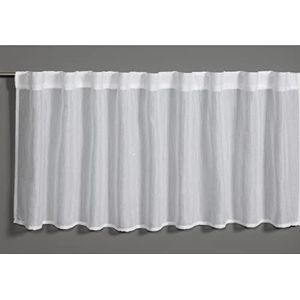 Gardinia Bistrogordijn jacquard voile, 140 x 45 cm, wit